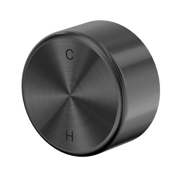 Serenity Progressive Shower Mixer With Metal Handle, Finish: Gun Metal