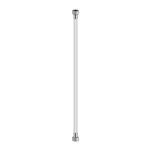 500mm Premium G1/2 Female Flexible Water Connector Hose, Colour: Chrome