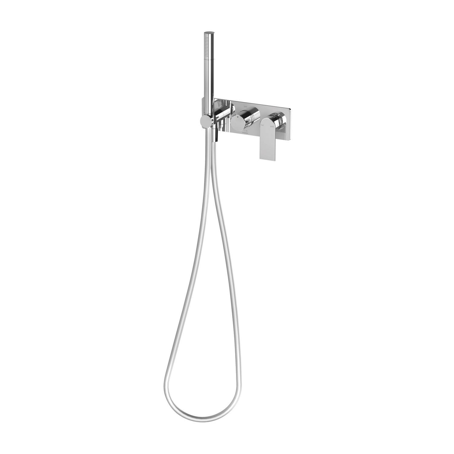 Teel Wall Shower System, Finish: Chrome