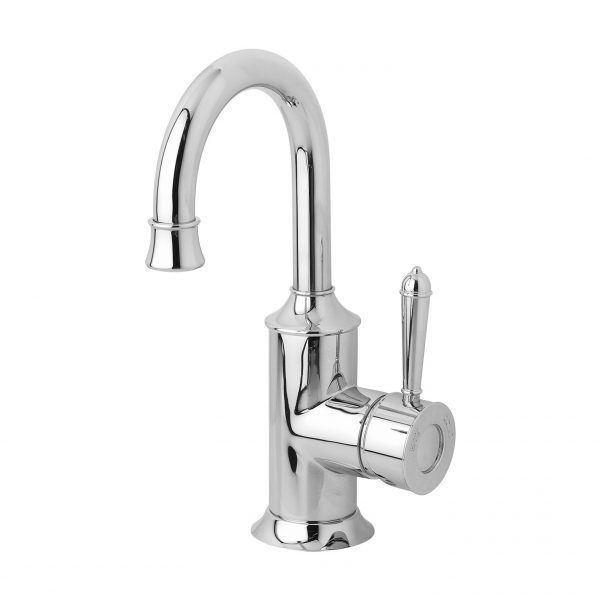 Nostalgia Basin Mixer 120mm Gooseneck, Finish: Chrome