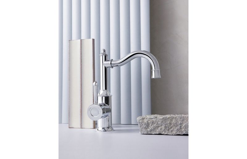 Nostalgia Basin Mixer 160mm Shepherds Crook