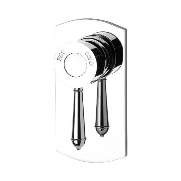 Nostalgia Shower / Wall Mixer, Finish: Chrome