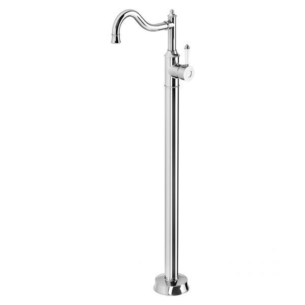 Nostalgia Floor Mounted Bath Mixer Shepherds Crook