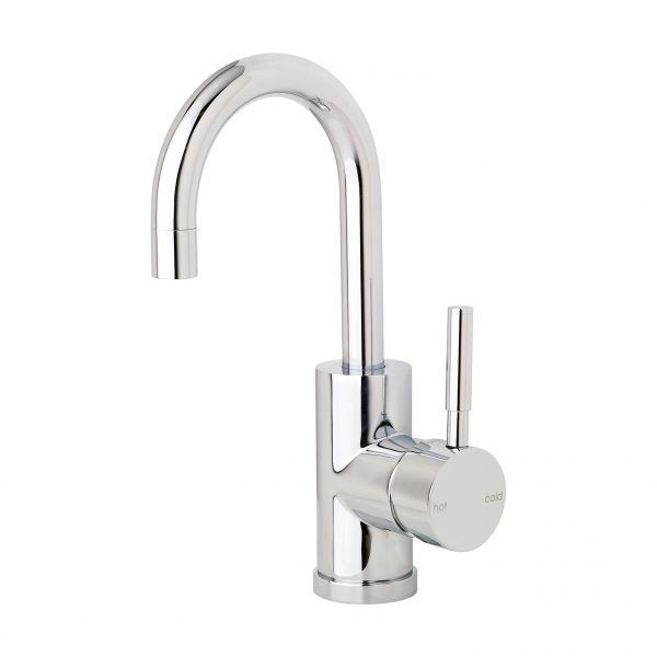 Vivid Basin Mixer 120mm Gooseneck - Chrome