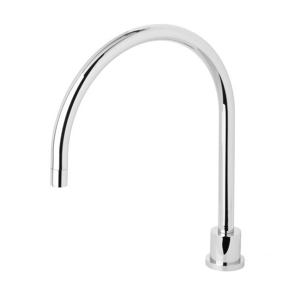 Vivid Pin Lever Hob Spa Outlet 200mm Gooseneck - Chrome