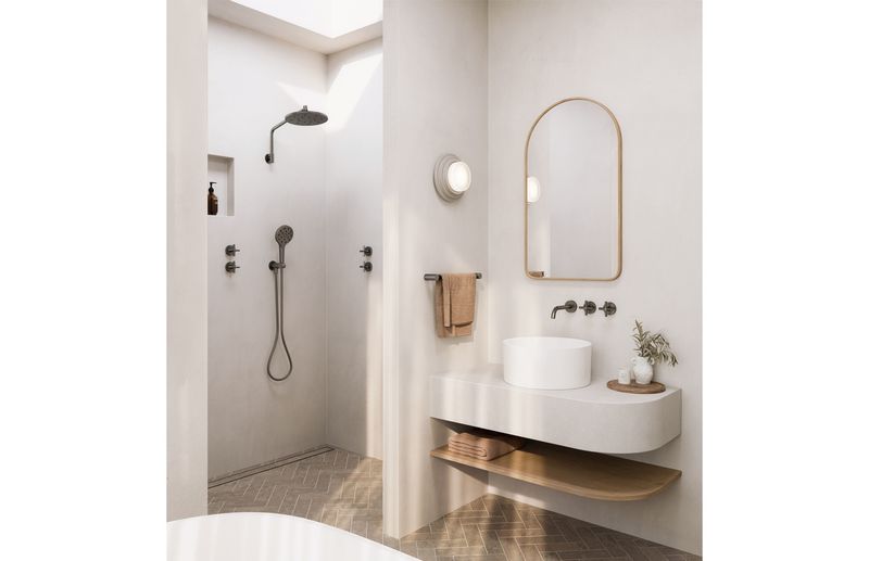 Ormond High-Rise Shower Arm &amp; Rose - 4 Star