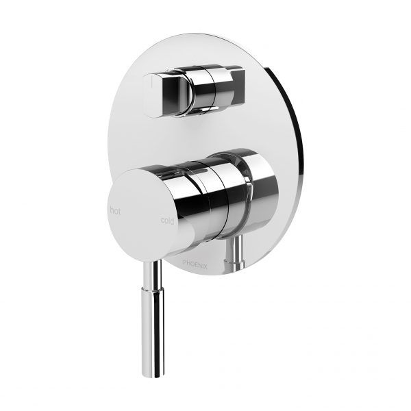 Vivid Shower / Bath Diverter Mixer - Chrome