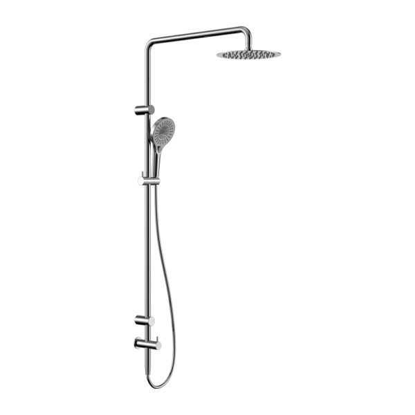 Mecca Care 25Mm Grab Rail 900Mm Twin Shower Set, Finish: Chrome