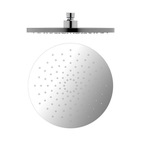Abs Round Shower Head, Finish: Chrome