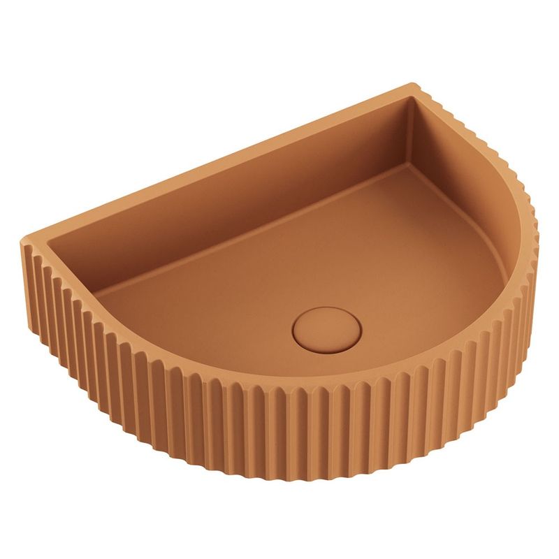 Valentina Fluted Arch Concrete Wall Basin