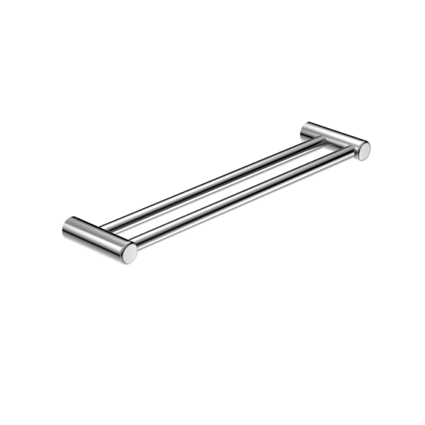 Mecca Care 25Mm Double Towel Grab Rail, Finish: Chrome, Size: 600mm