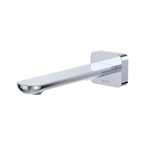 EMPIRE SLIM Wall Basin/Bath Outlet Square Plate, Finish: Chrome, Size: 180mm