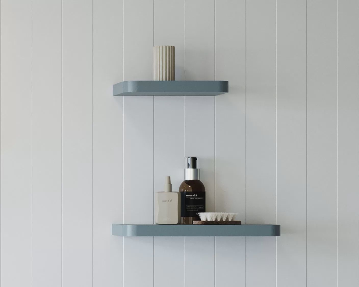 Curved Splice Floating Shelf