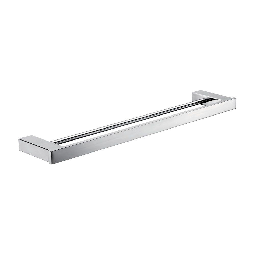 KOKO Double Towel Rail, Finish: Chrome, Size: 610mm