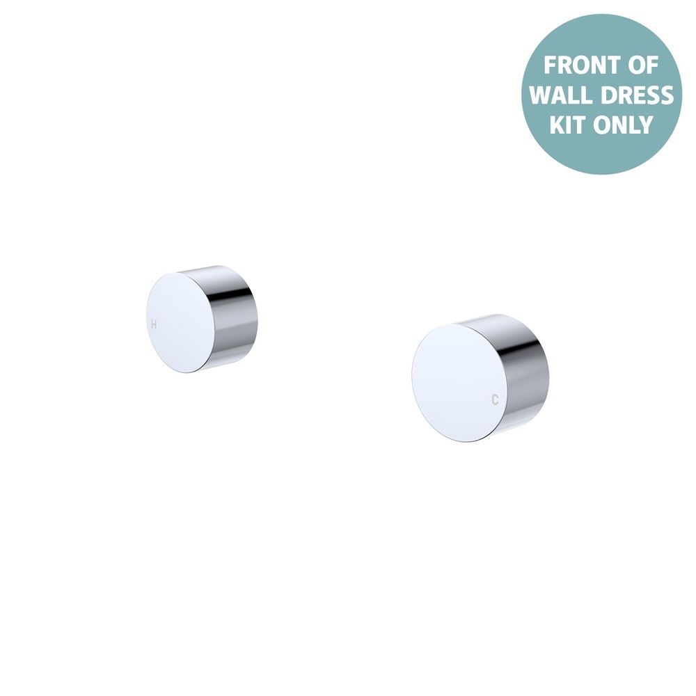 KAYA Round Wall Taps Dress Kit LF, Finish: Chrome