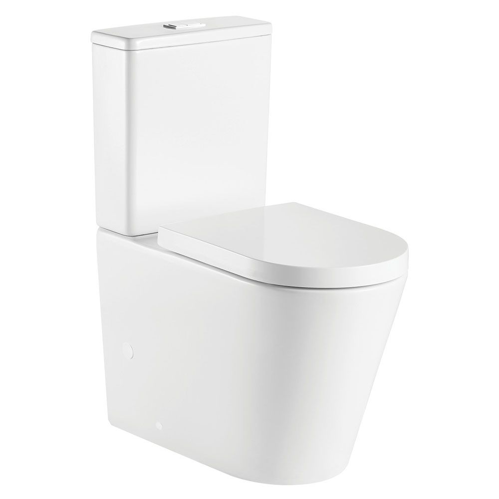 Kaya Tornado Flush Back-to-Wall Toilet Suite S-Trap 90-160