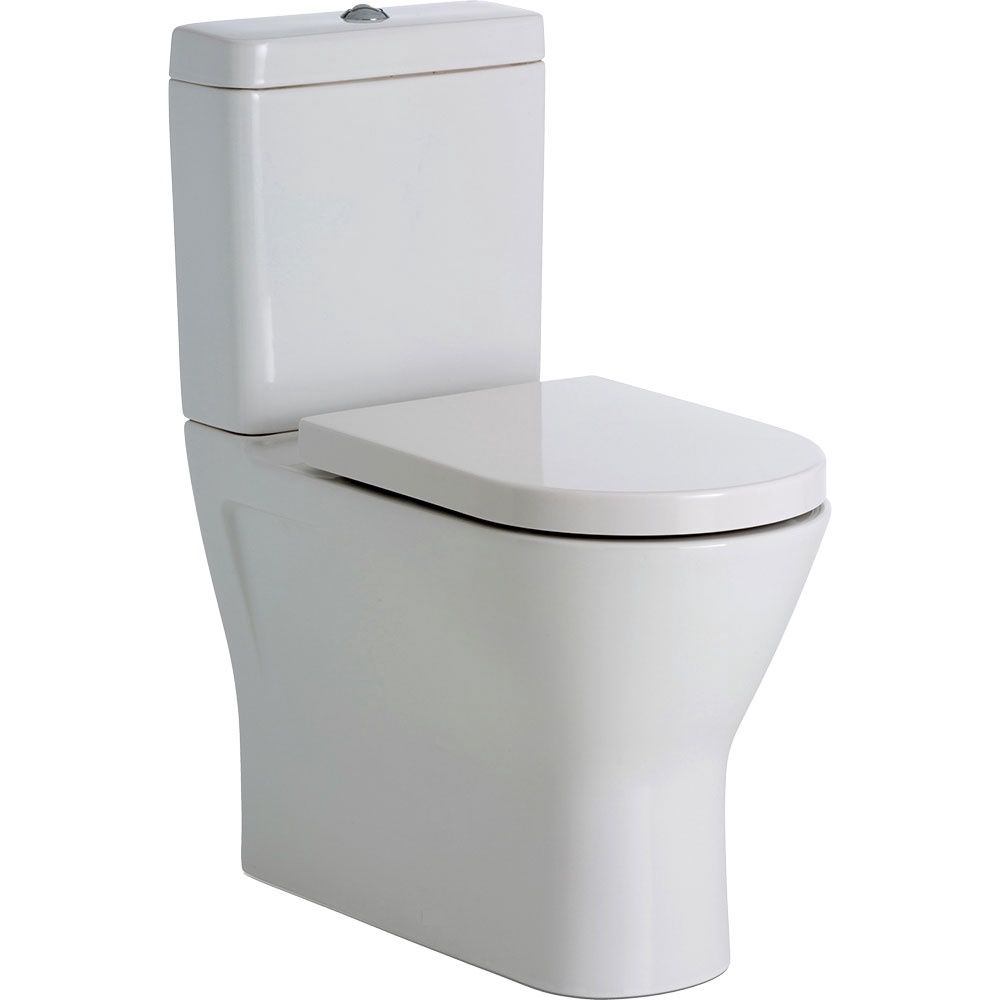 RAK Resort Back-to-Wall Toilet Suite, Option: P-Trap, Type: Top Inlet