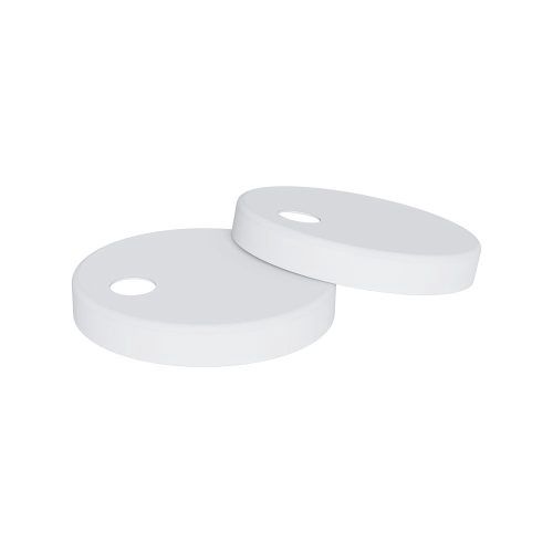 Toilet Seat Hinge Covers Pair Suits Slim Seats UF5018 UF5019 Matte White-suits V1 Only, Finish: Matte White