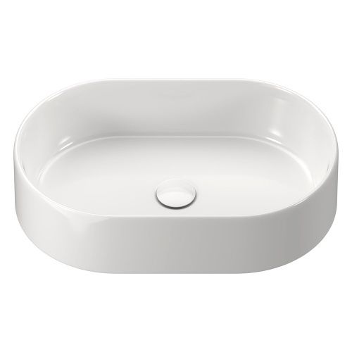 ALUCA PILL Above Counter Basin, Finish: Gloss White