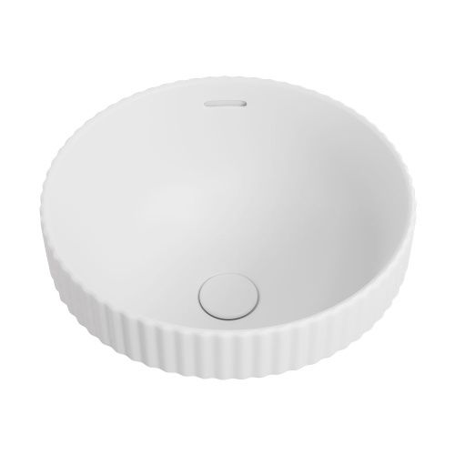 ELEANOR Round Semi Inset Basin with Overflow