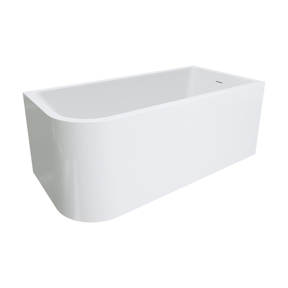 Hustle Multi-Fit Acrylic Bath with Overflow, Side: Left-Hand, Size: 1500mm