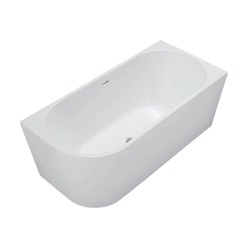 Isabella Acrylic Corner Bath with Overflow