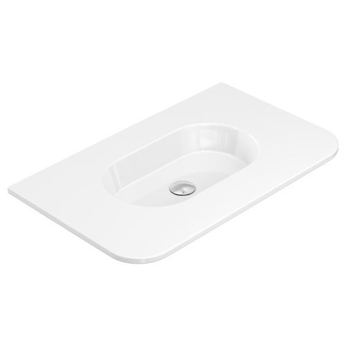 Lola Full Depth Curved Ceramic Basin Top