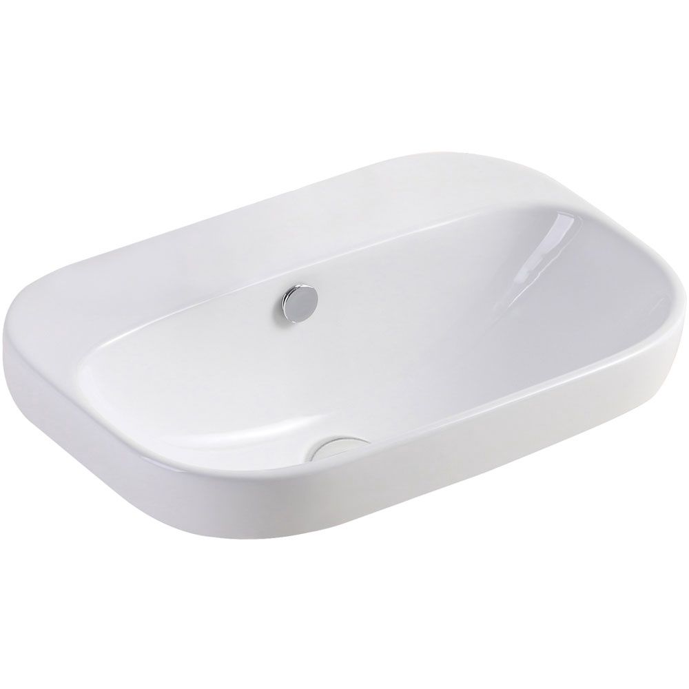 Parisa Semi-Inset Basin Without a Tap Hole