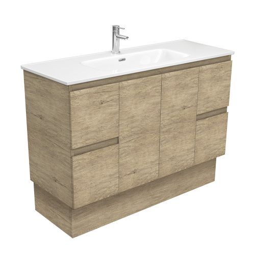 EDGE Scandi Oak - Vanity On Kickboard