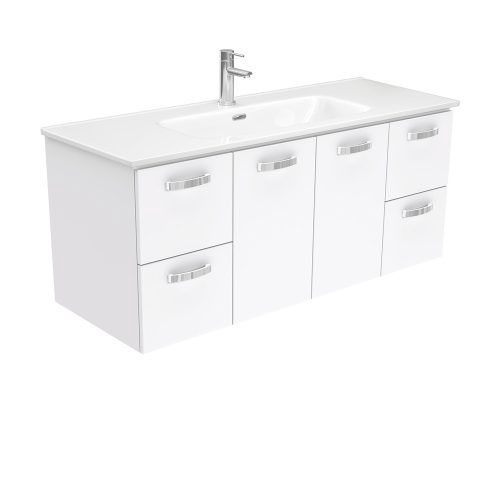 UNICAB Gloss White Wall Hung Vanity