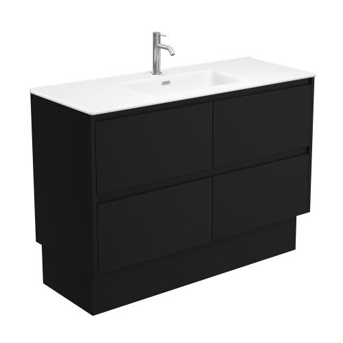 AMATO Satin Black - Vanity On Kickboard