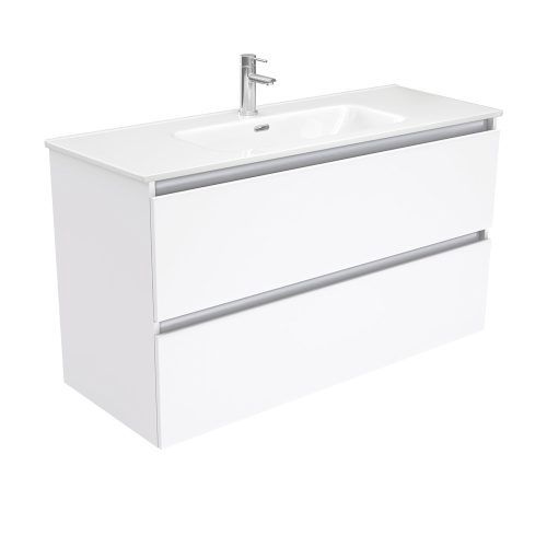QUEST Gloss White - Wall Hung Vanity