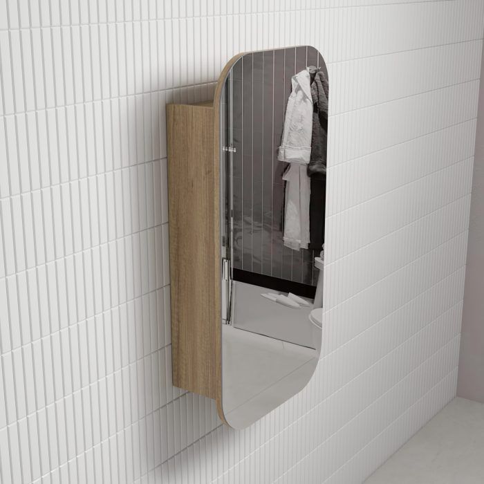 Vienna 450mm Shaving Cabinet, Colour: Carita