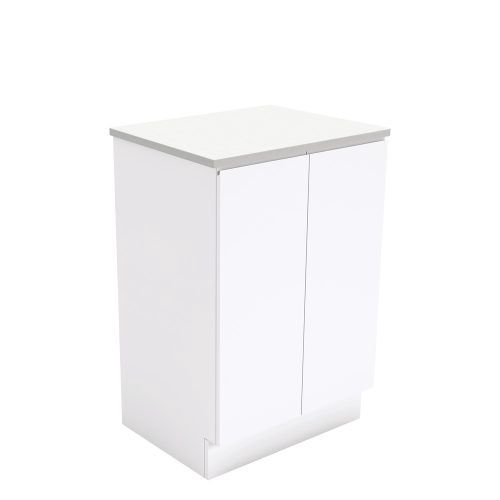 FINGERPULL On Kickboard Cabinet Only, Colour: Gloss White, Size: 600mm