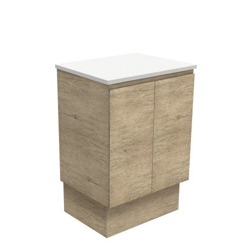 EDGE on Kickboard Cabinet Only, Colour: Scandi Oak, Size: 600mm