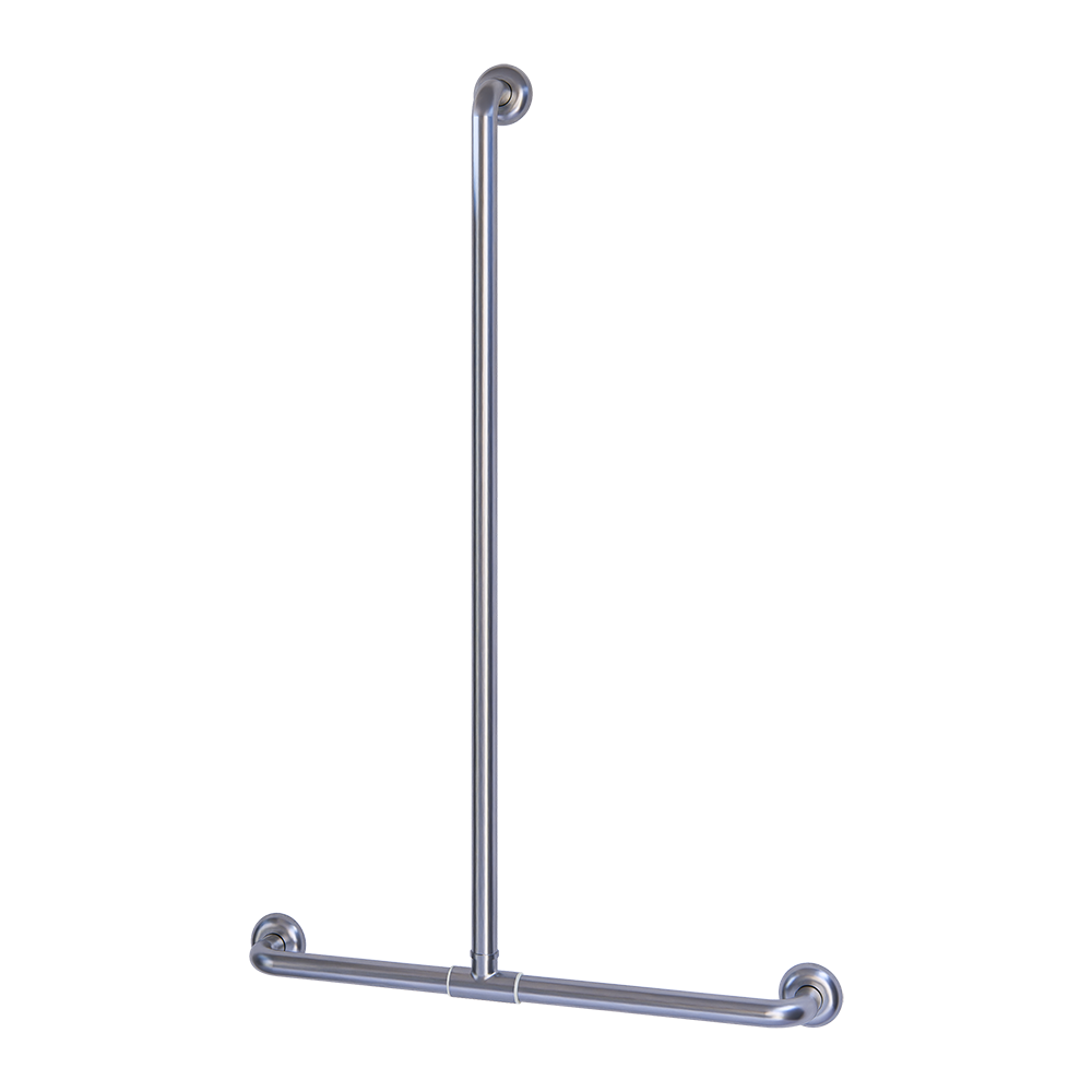 Universal Sliding Shower Bar - Universal Mounting for Left Handed or Right Handed Installation