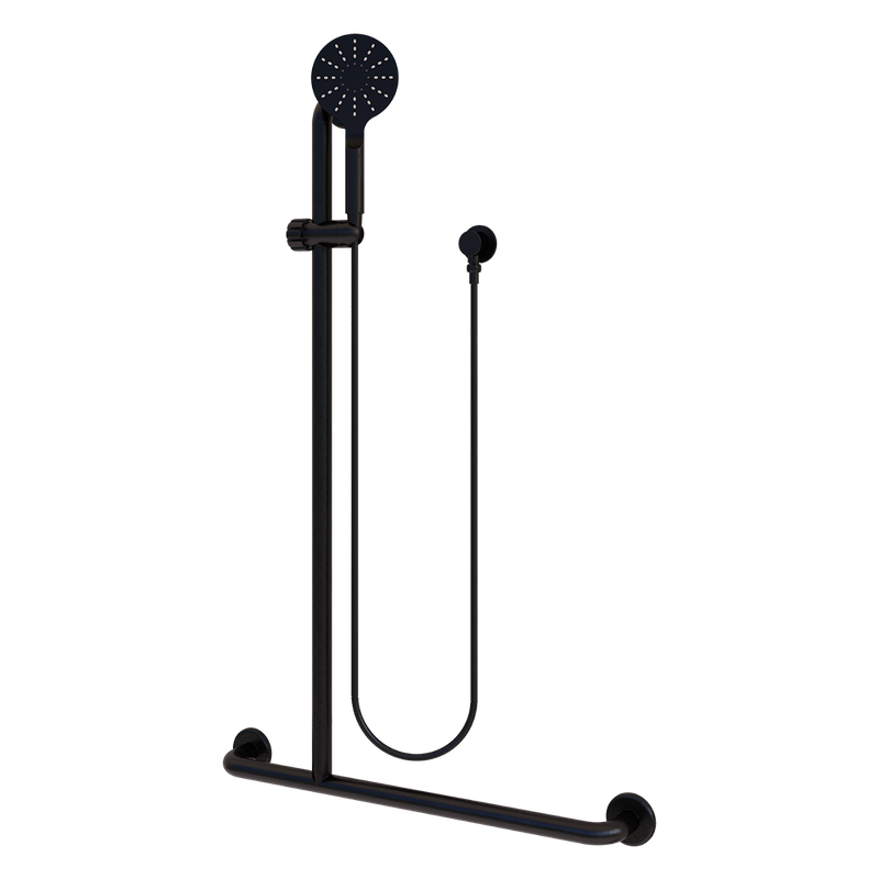 Offset Flush LH Mount Shower Grab Rail Kit