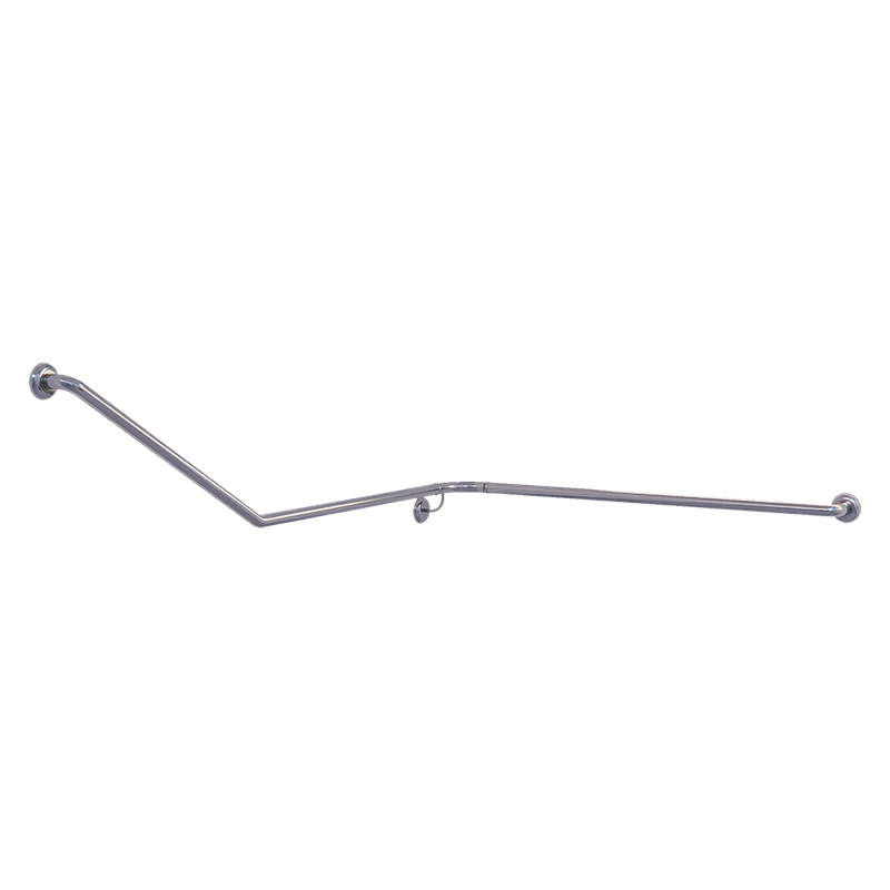 Accessible Wrap Around Right Hand 30° Grab Rail, Modular, Concealed Fix