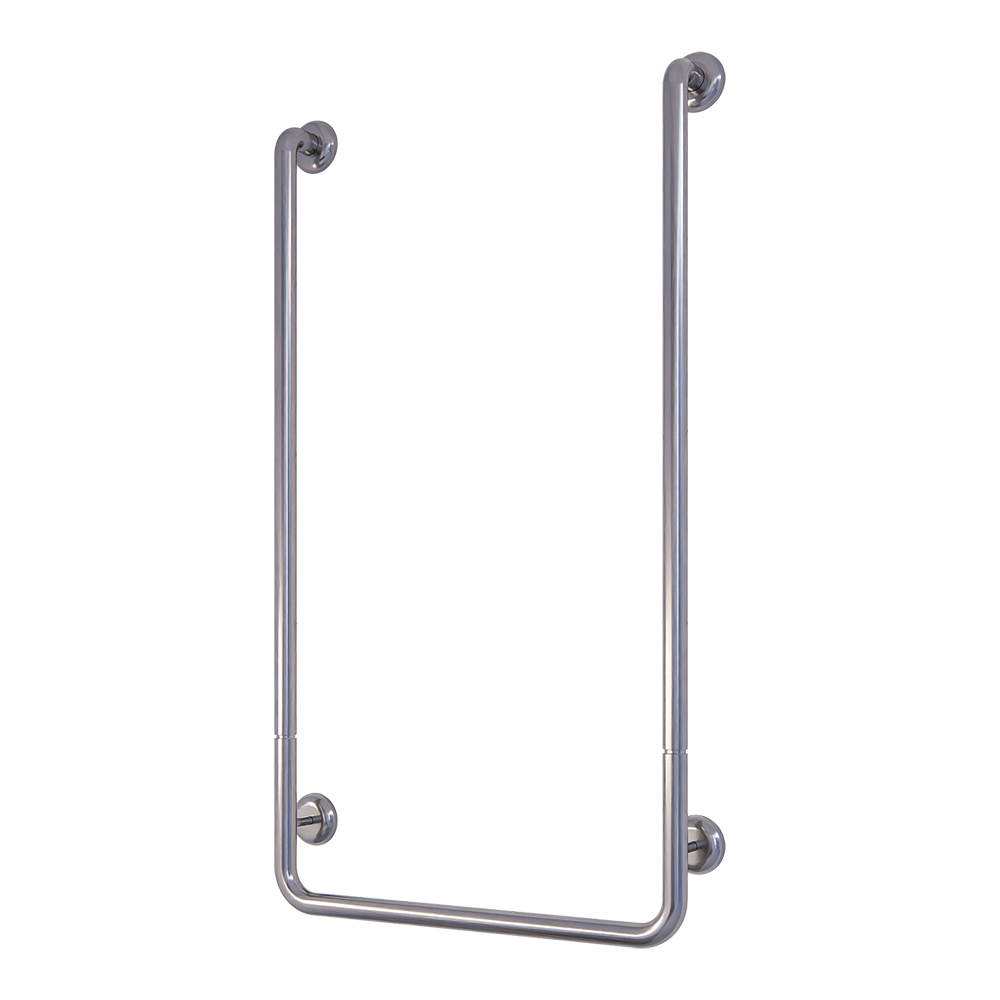 Modular U-Shaped Grab Rail 600mm W x 1100mm H - SS