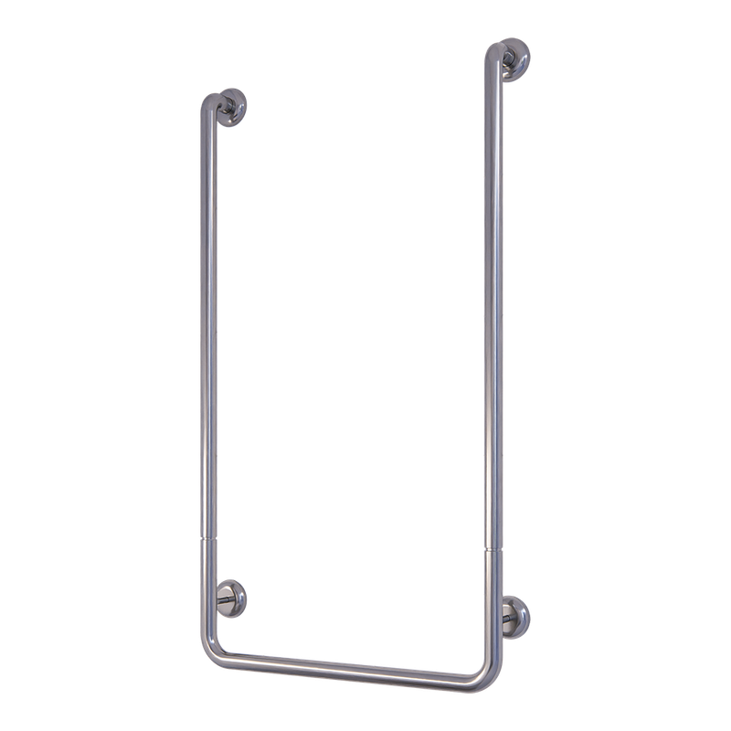 Modular U-Shaped Grab Rail 600mm W x 1100mm H - SS
