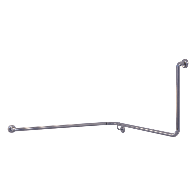 Accessible Wrap Around Left Hand 90° Grab Rail, Modular, Concealed Fix