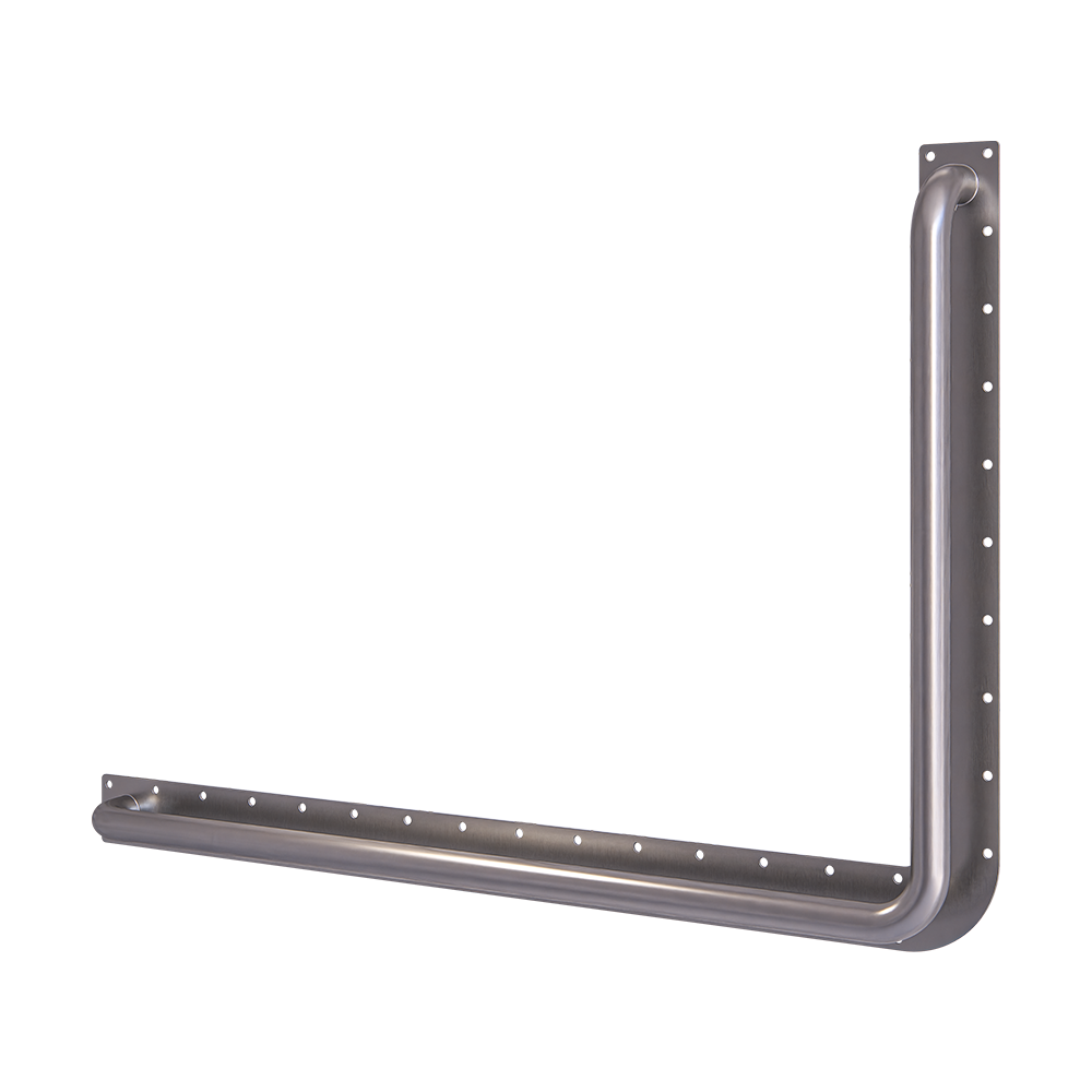 WC Grab Rail Anti Lig 90 deg, Option: Left-Hand
