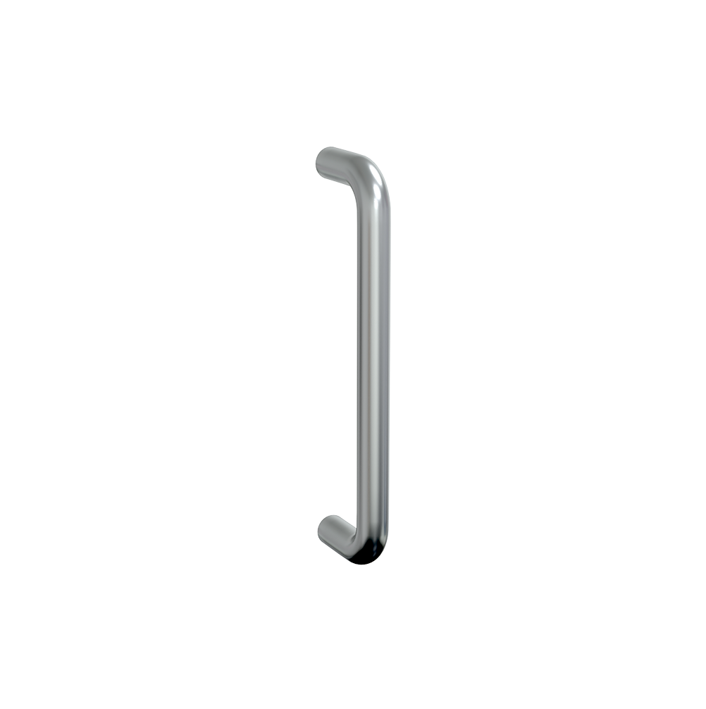 “D” Solid Pull Handle, Finish: Stainless Steel, Size: 202mm