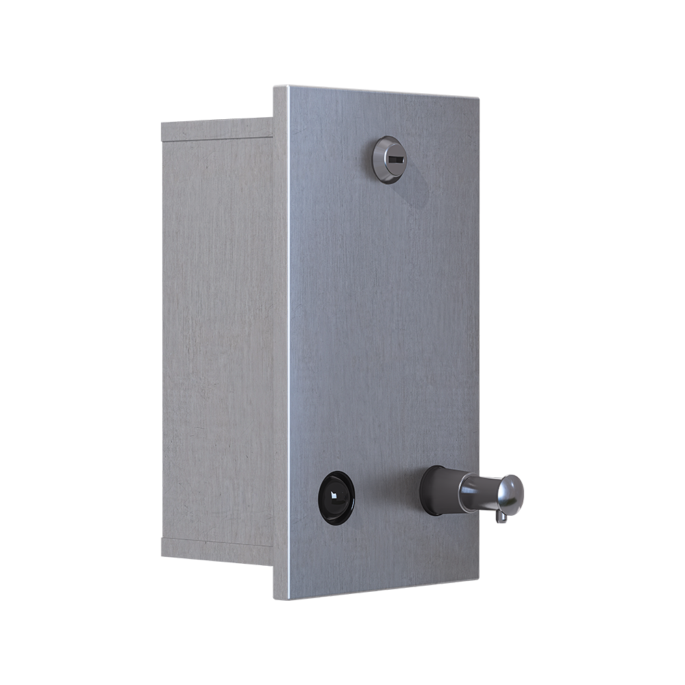 Vert Soap Dispenser REC, Finish: Stainless Steel