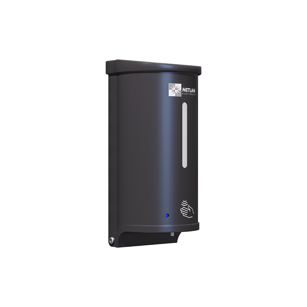 Surface Mounted Sensor Operated Hand Sanitiser Dispenser, Finish: Designer Black