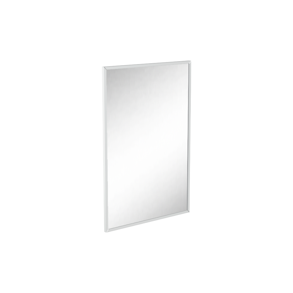 910mmH x 610mmW Framed Mirror in Satin Stainless Steel - ML771_4