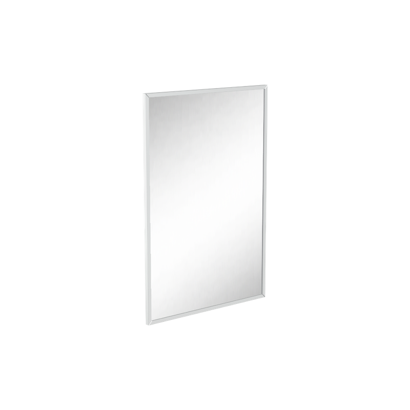 910mmH x 610mmW Framed Mirror in Satin Stainless Steel - ML771_4
