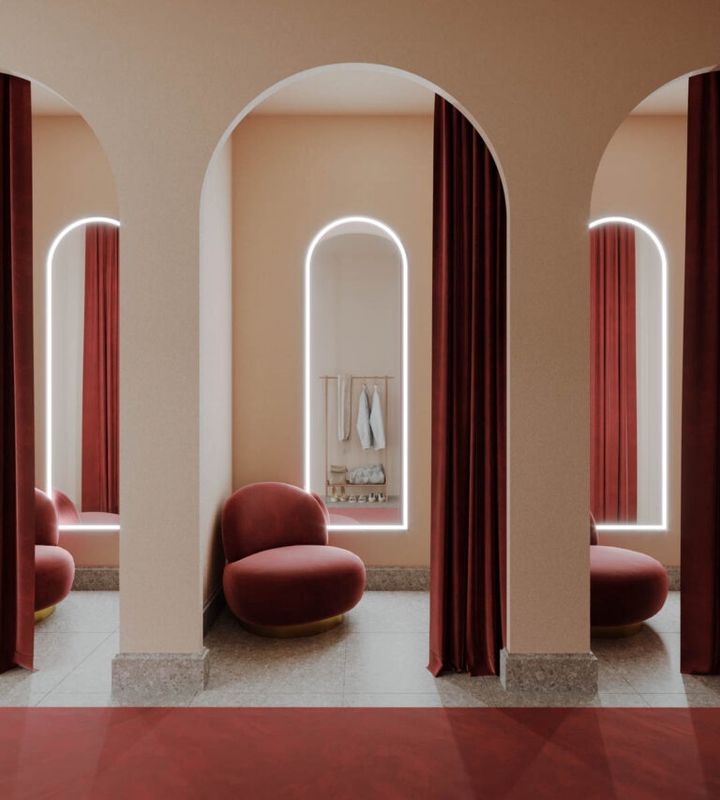 Great Great Arch Full-Length LED Mirror