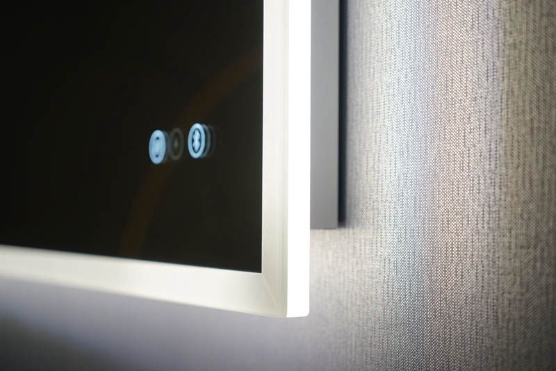 Kara LED Mirror with Bluetooth Speakers