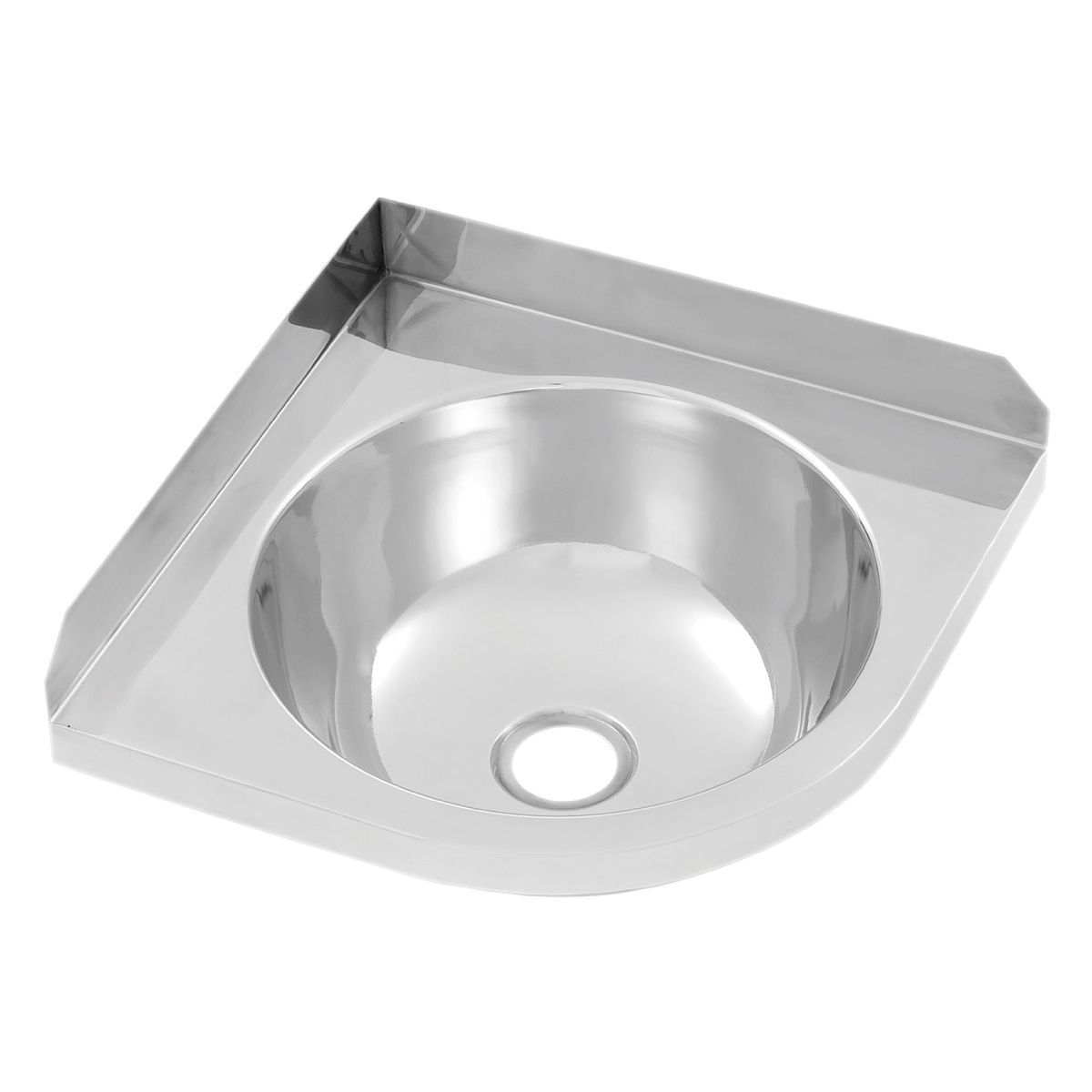 Corner Stainless Steel Hand Basin